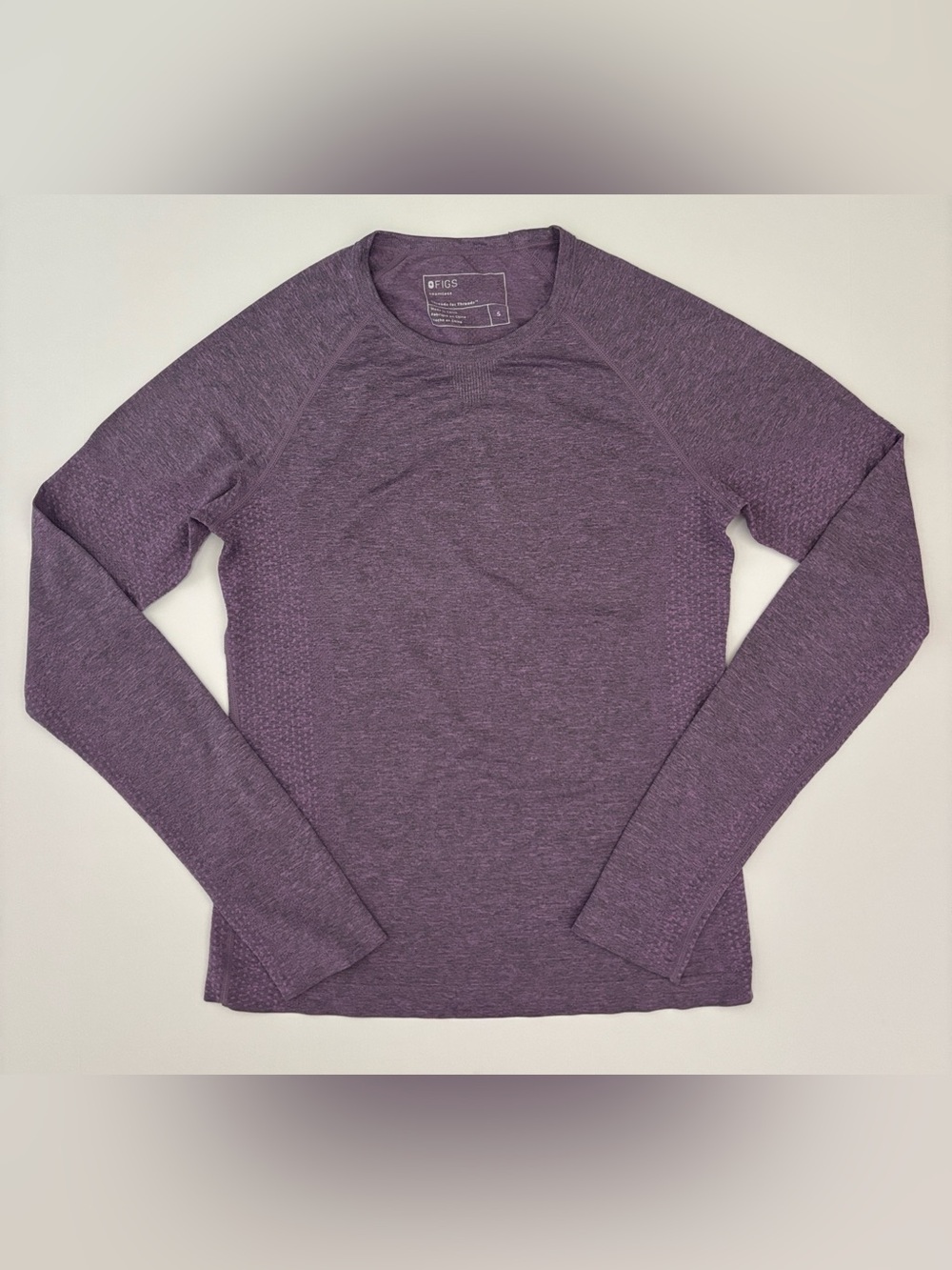 Figs Original Cut Purple Shadow Salta Long Sleeve Underscrub